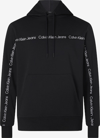 Calvin Klein Jeans Plus Sweatshirt in Schwarz: predná strana