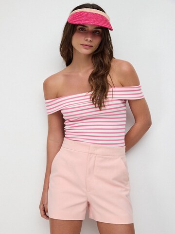 No Matter What Top in Roze: voorkant