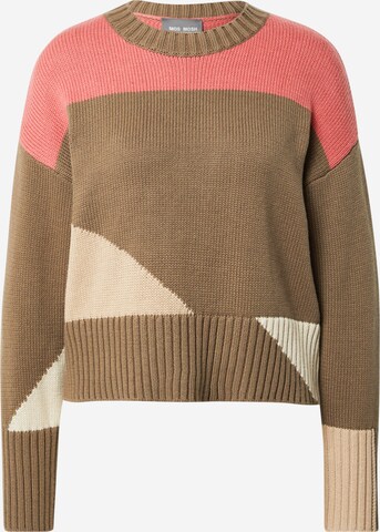 MOS MOSH Sweater in Brown: front