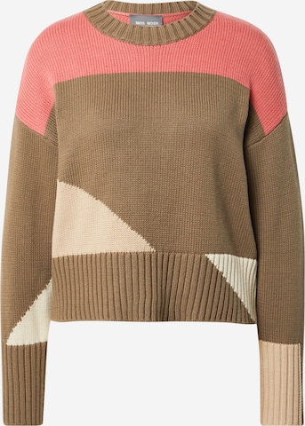 MOS MOSH Sweater in Brown: front