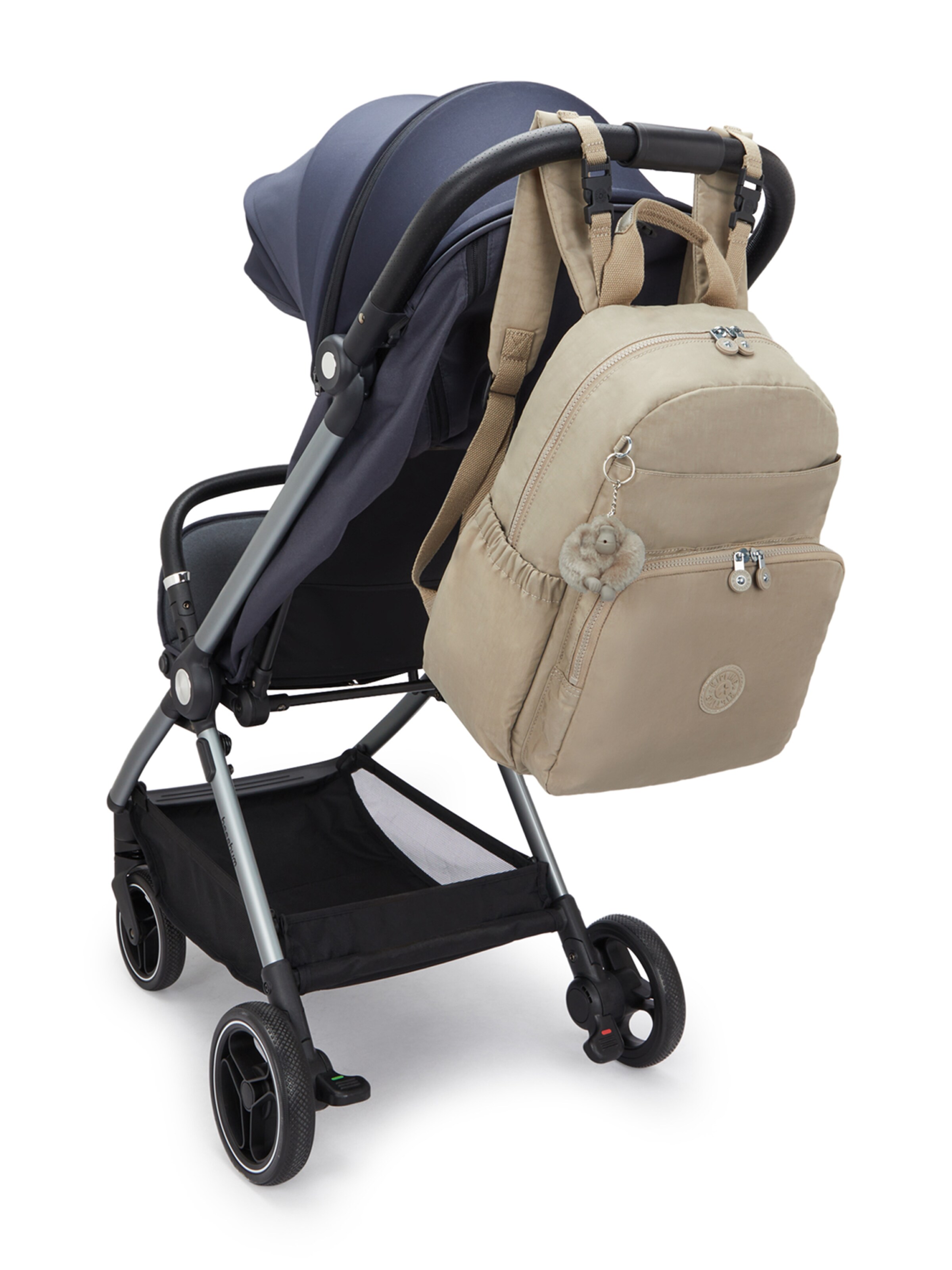 KIPLING - Mochila 'Maisie' em bege