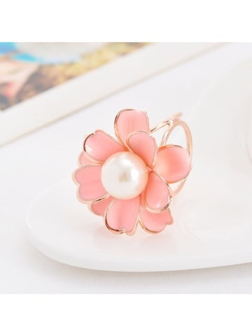alberto cabale Halsduk 'Bague Flower' i rosa
