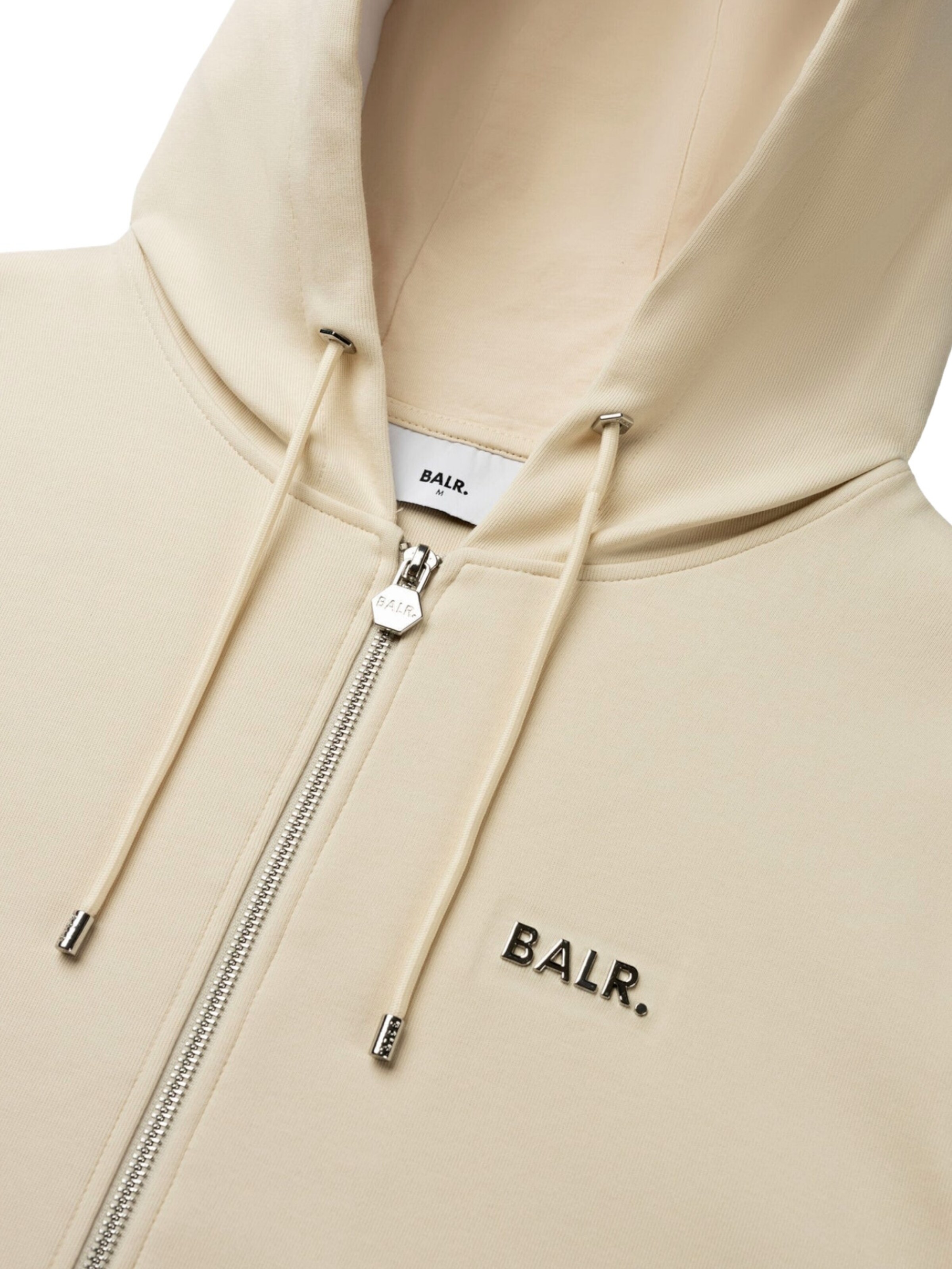 BALR. Sweatjakke 'Q-Series' i hvid