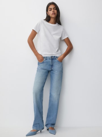 Regular Jeans de la Pull&Bear pe albastru