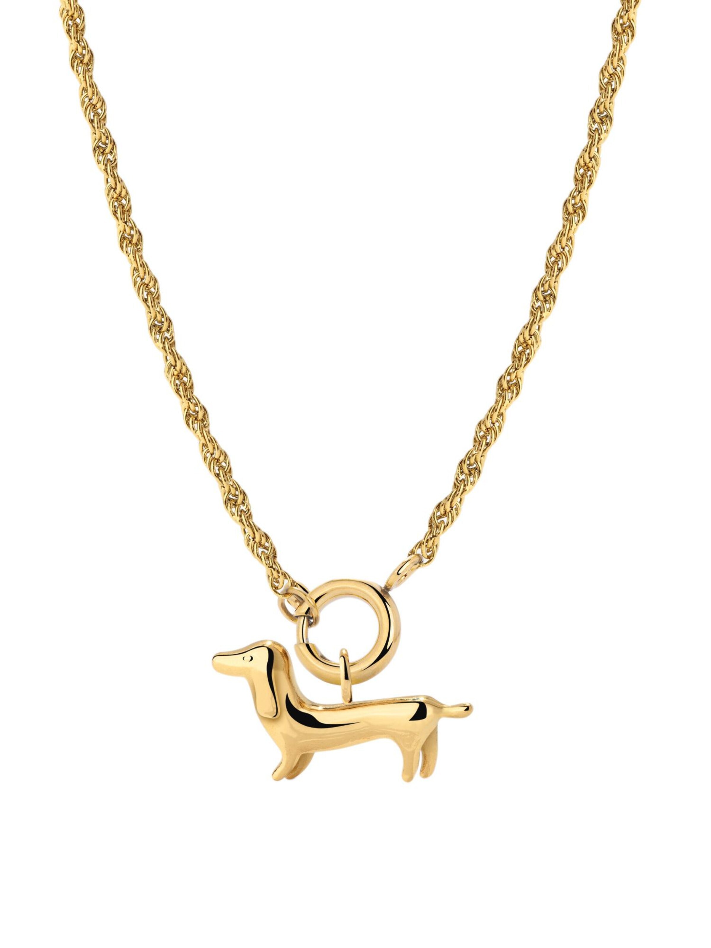 Luamaya Kette 'Shorty Rope Chain Necklace Set'‌‌‌‌‌‌‌ in Gold: Vorderseite