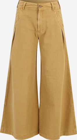 Wide leg Pantaloni 'Out of Touch Extreme' di Free People in marrone: frontale