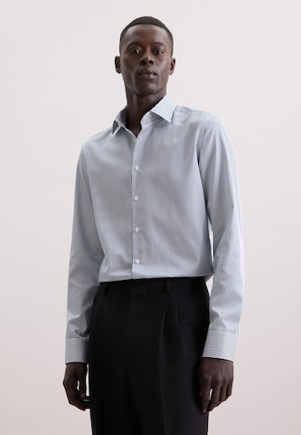 Coupe slim Chemise business 'SMART CLASSICS' SEIDENSTICKER en vert : devant