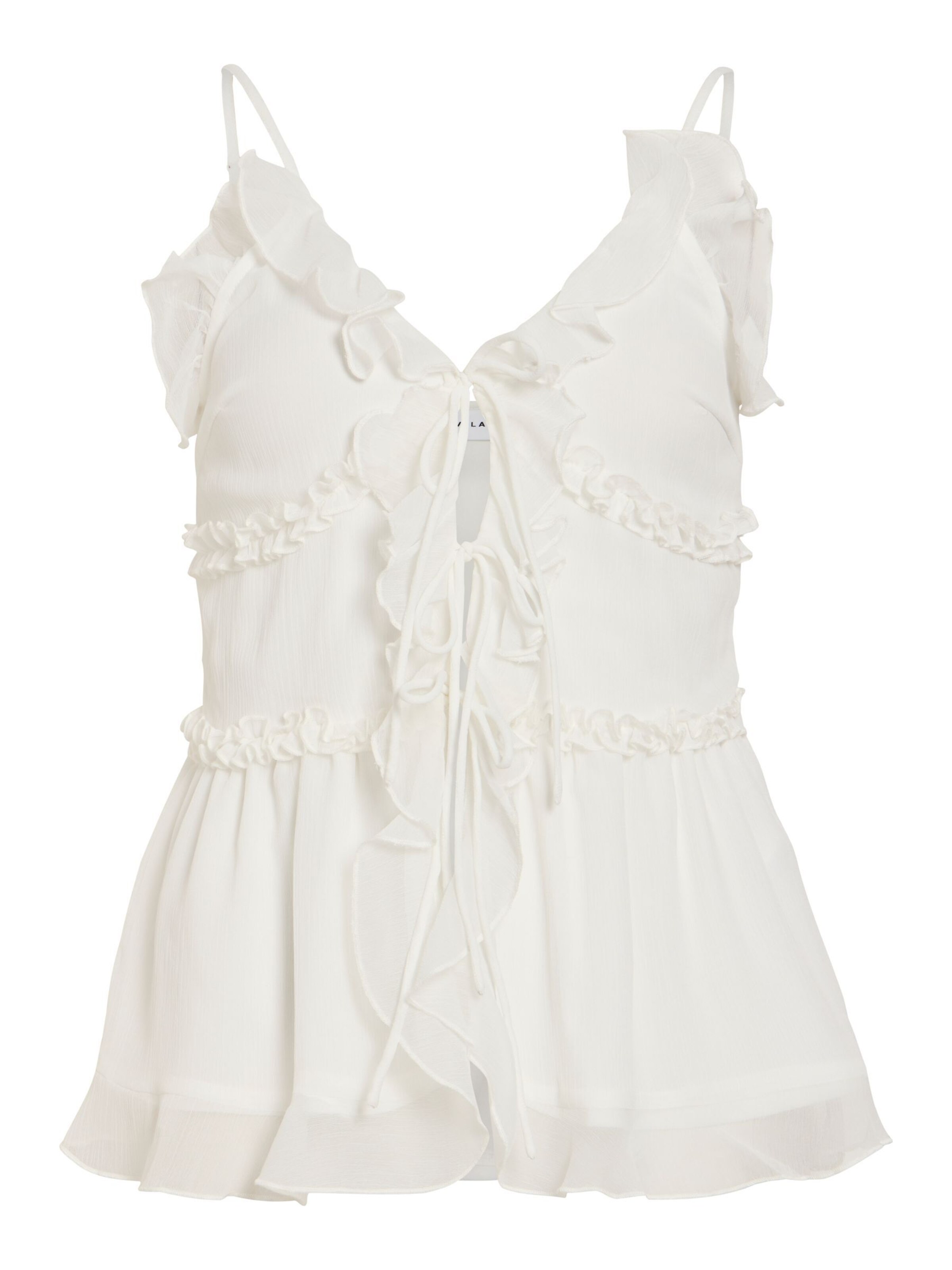 VILA Haut 'VIFalia' en blanc, Vue avec produit