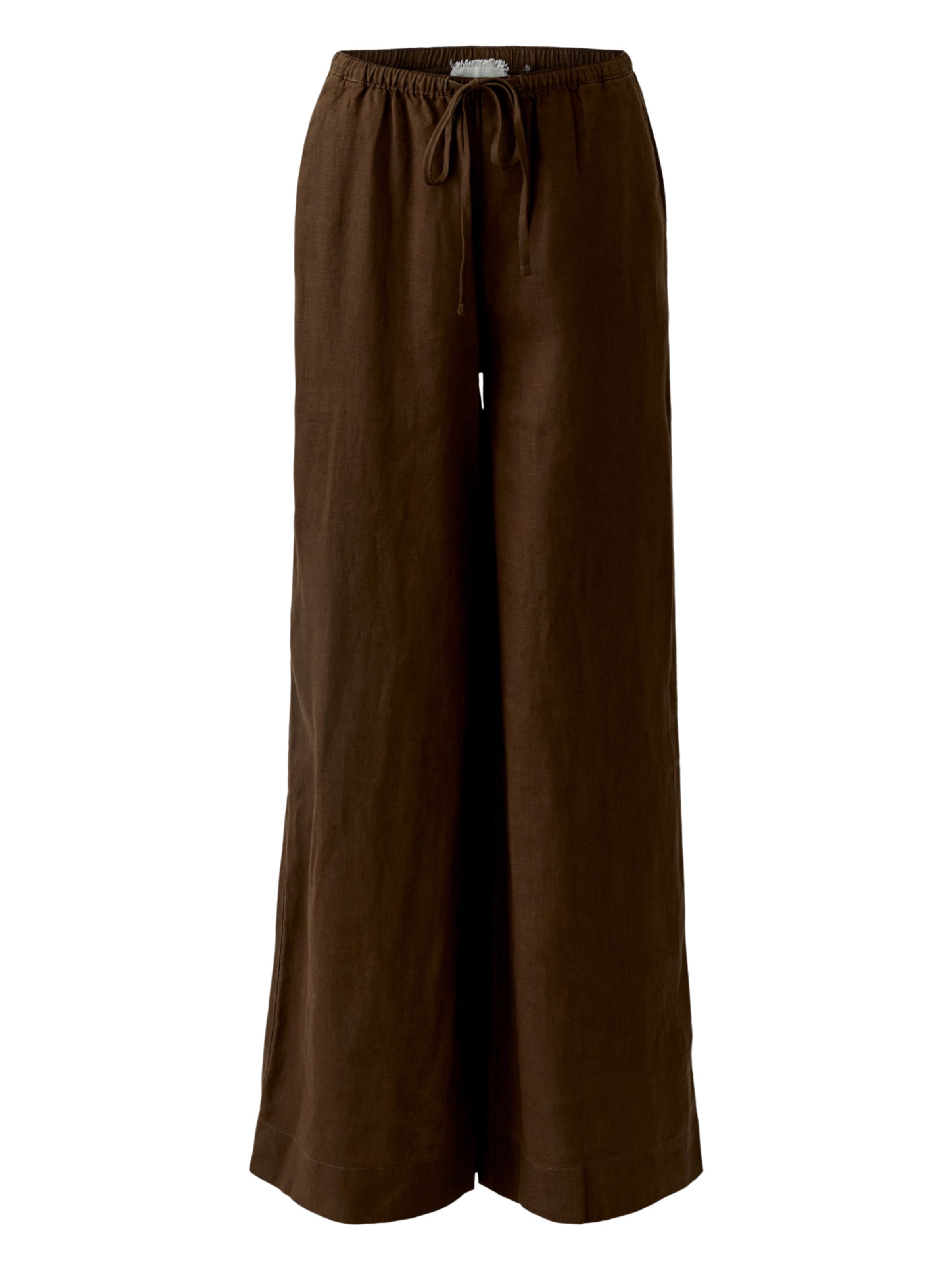 OUI Loosefit Hose in Braun: Vorderseite