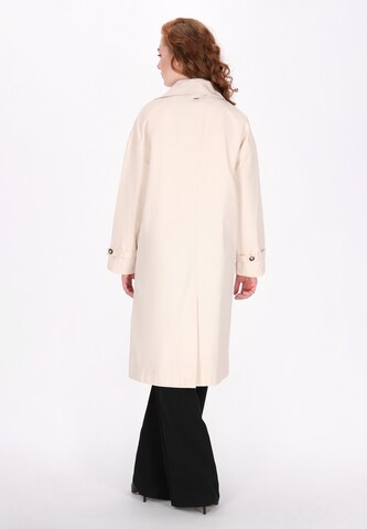 DreiMaster Klassik - Abrigo de entretiempo 'Classic Look' en blanco