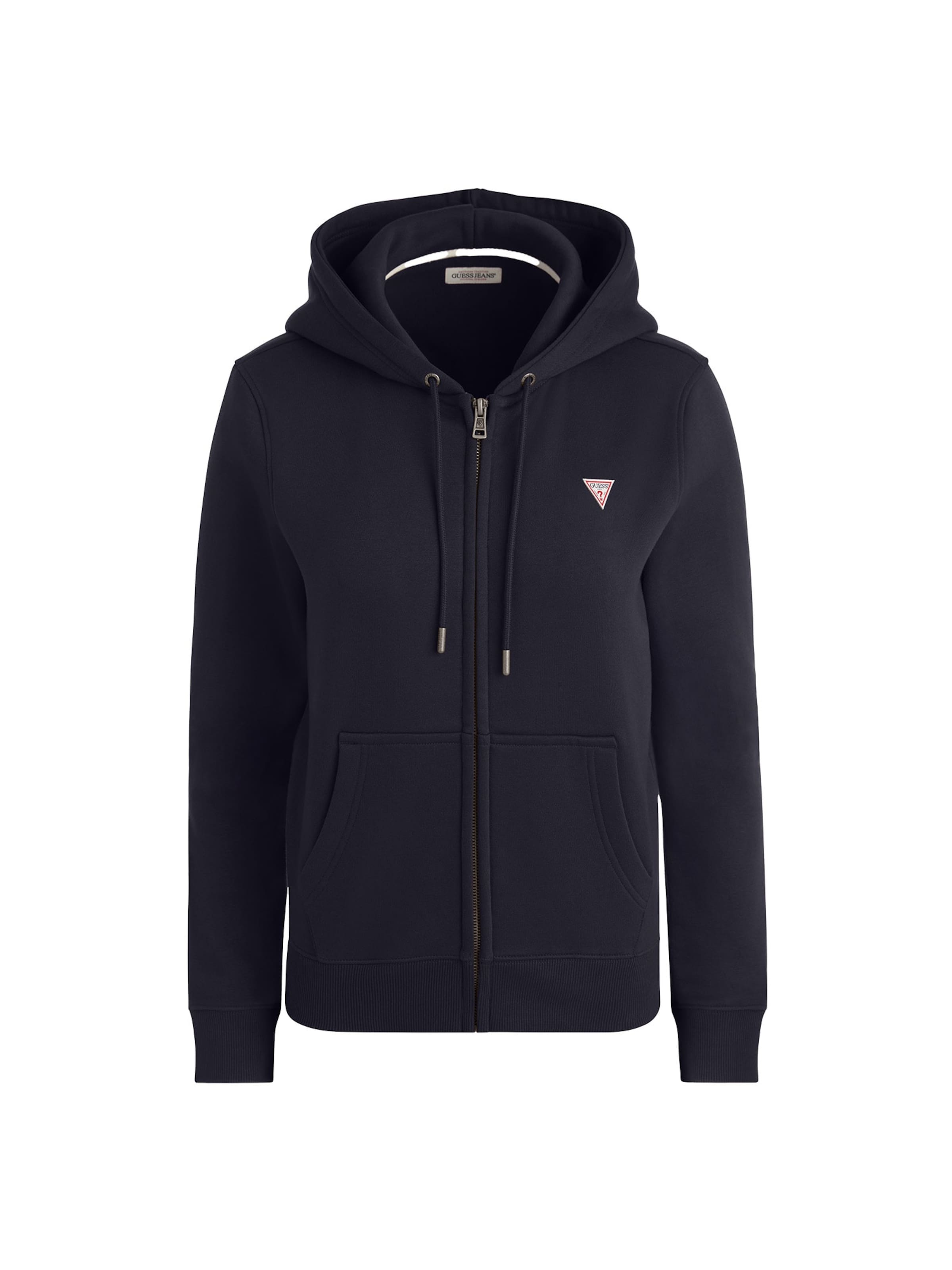 GUESS JEANS Ζακέτα φούτερ σε μπλε: μπροστά