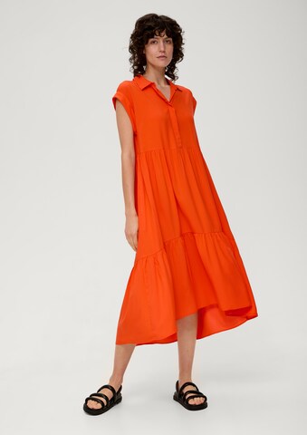 s.Oliver Shirt Dress in Orange