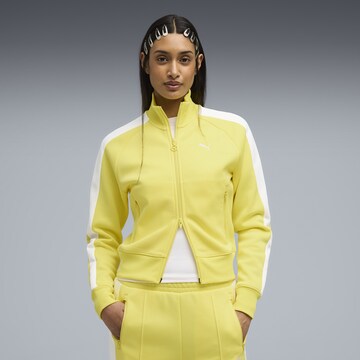 PUMA Sportjas 'T7 ALWAYS ON' in Geel: voorkant