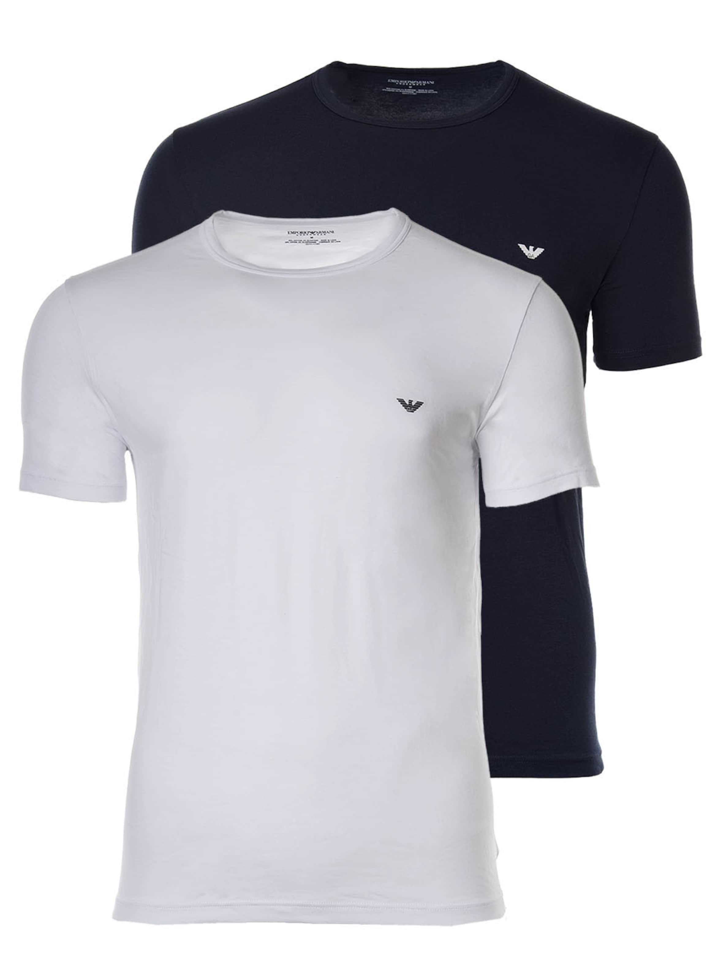 Maglietta di Emporio Armani in blu: frontale