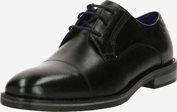 bugatti Fűzős cipő 'Laziano Comfort' - fekete: elől