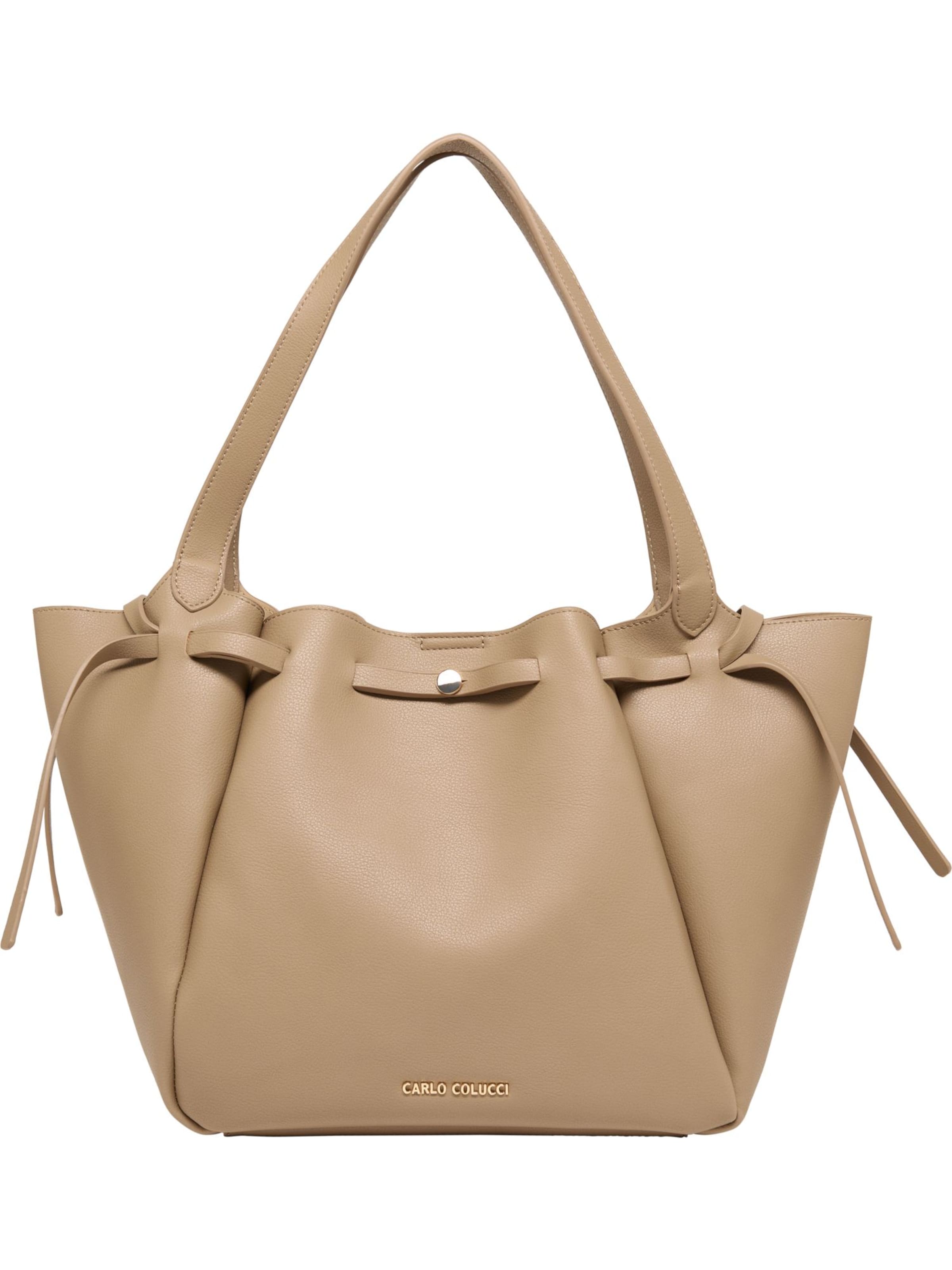 Carlo Colucci Shopper 'Fichera' in Brown: front