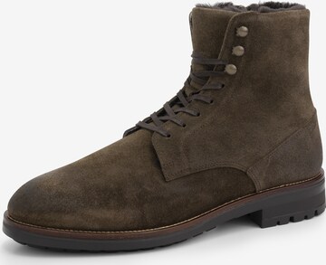 Travelin Veterboots 'Hosio ' in Groen: voorkant