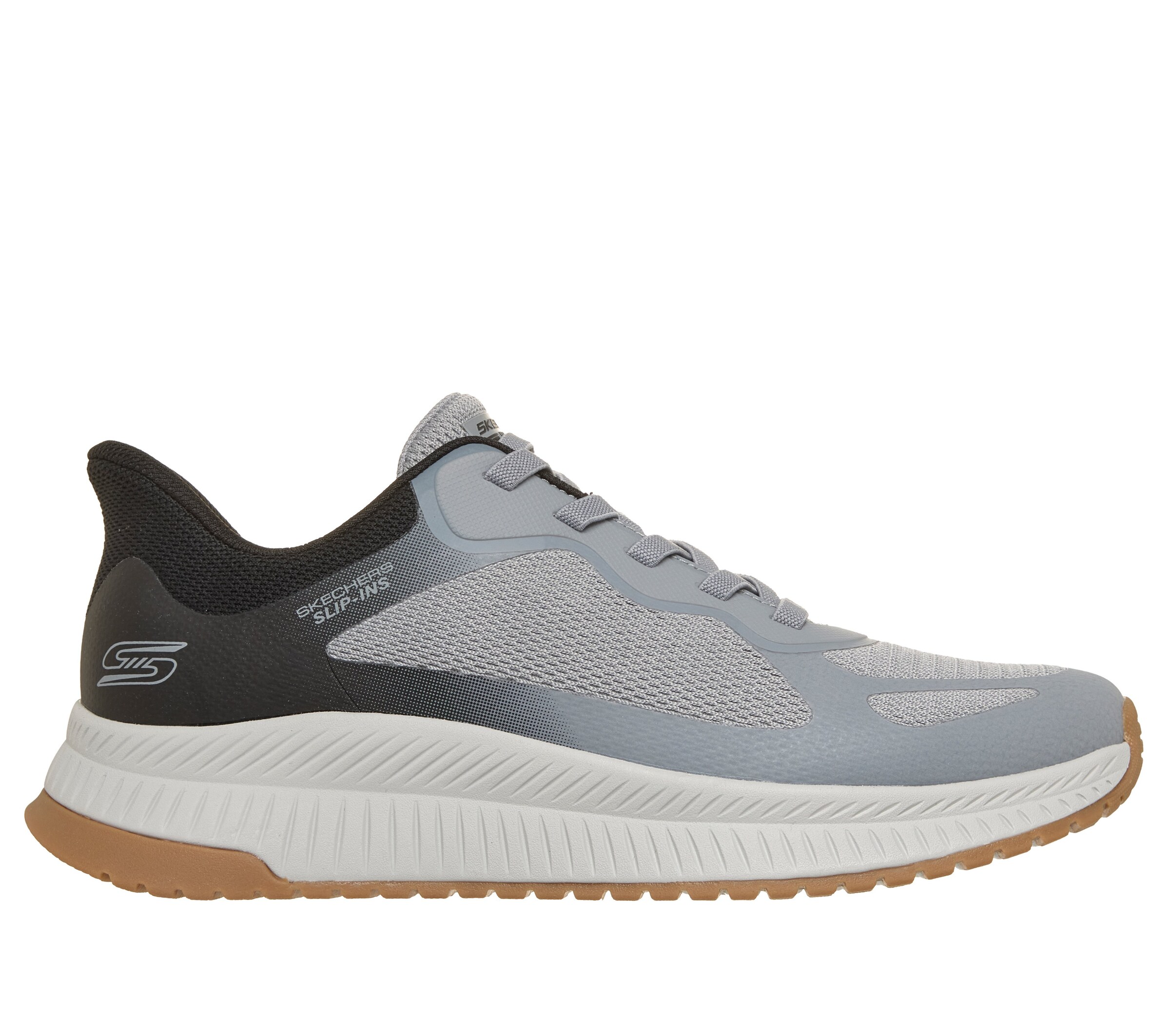 SKECHERS Slip-Ons 'Bobs Squad 4' in Grey