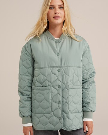 WE Fashion Übergangsjacke in Grün: Vorderseite
