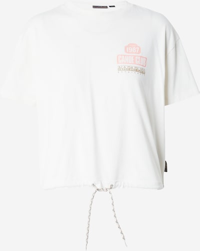 NAPAPIJRI Μπλουζάκι 'HOWARD' σε μπροκάρ / σομόν / λευκό, Άποψη προϊόντος