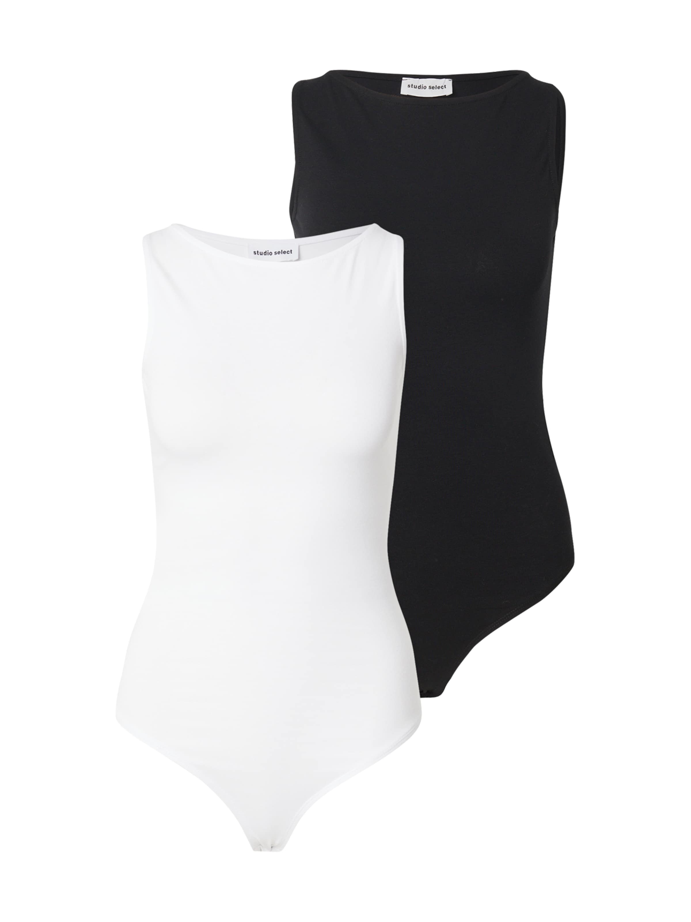 studioselect Tričkové body 'Maria' – černá: přední strana