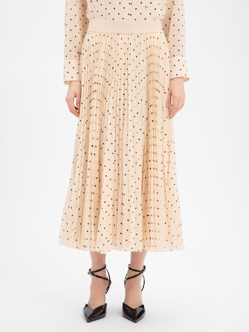 JOOP! Rok 'Salma' in Beige: voorkant