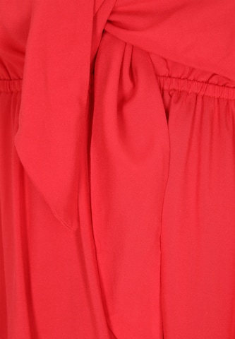 swirly - Vestido em vermelho