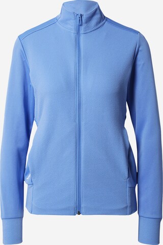 ADIDAS GOLF Athletic Jacket in Blue: front