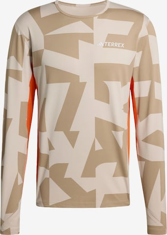 ADIDAS TERREX - Camiseta funcional en beige: frente