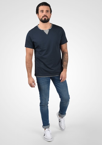 BLEND T-Shirt 'Leonis' in Blau