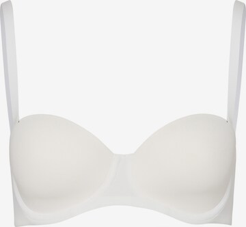 Hanro Bra ' Allure Bandeau ' in White: front