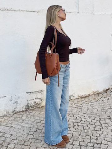 Loosefit Jean Bershka en bleu