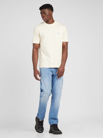 T-Shirt MADS NORGAARD COPENHAGEN en beige