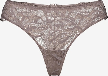 ESOTIQ Thong 'Vivian' in Brown: front