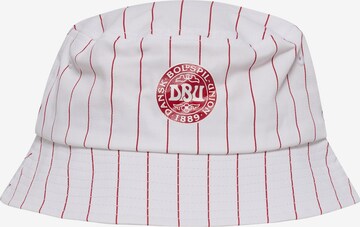 Hummel Sporthoed 'DBU 26 Fan Dynamite' in Wit: voorkant