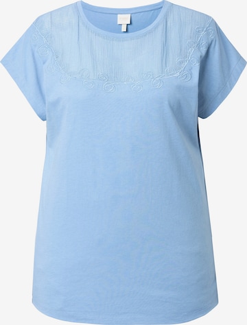 Ulla Popken Shirt in Blau: Vorderseite