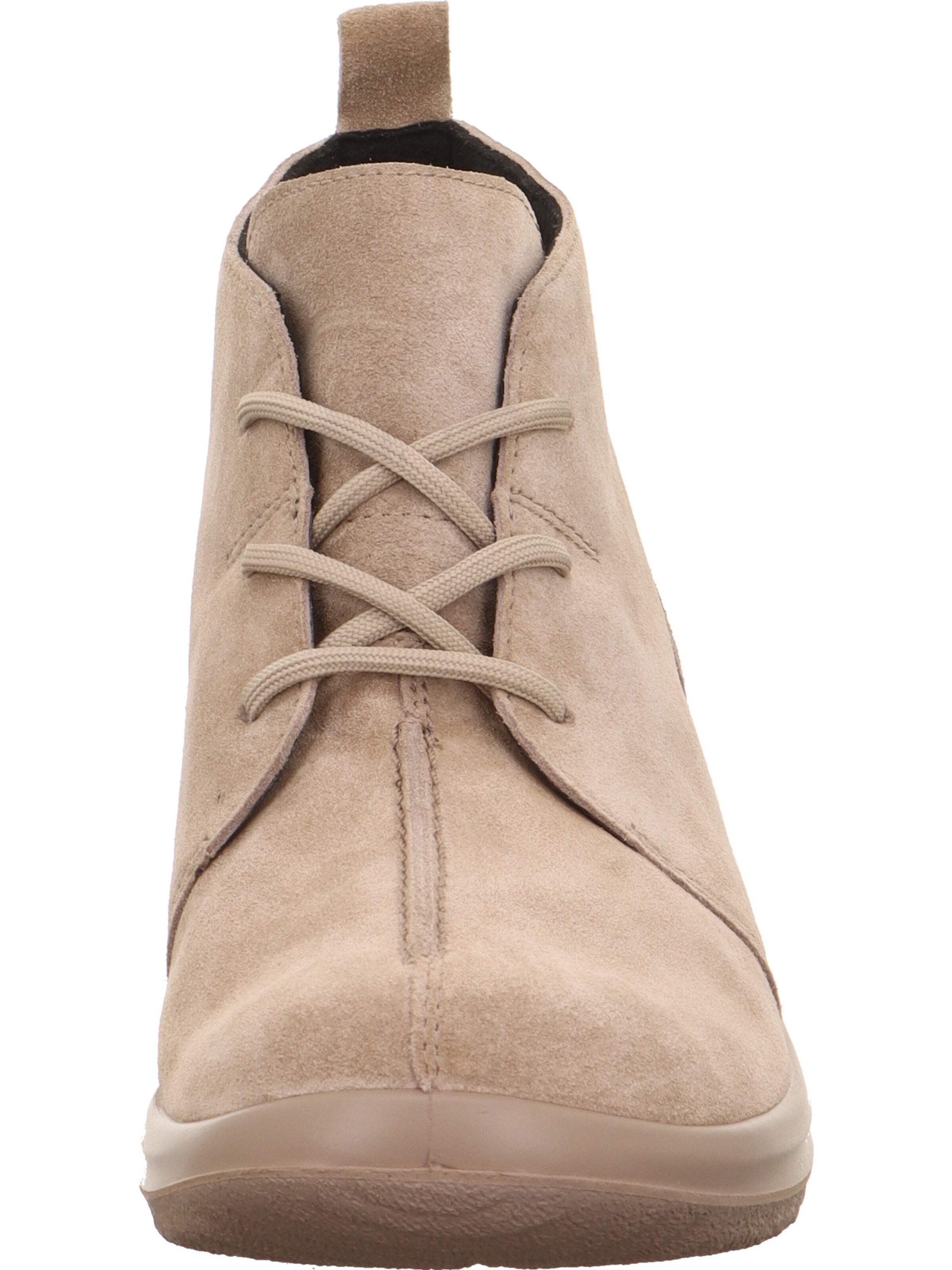 Legero Lace-Up Ankle Boots 'Softboot 4.0' in Beige
