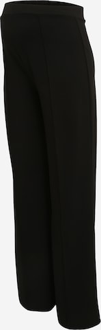 Vero Moda MaternityWide Leg/ Široke nogavice Hlače 'VMMBECKY' - crna boja: prednji dio