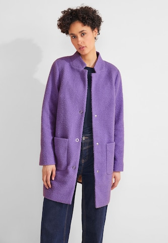 STREET ONE Between-Seasons Coat in Purple