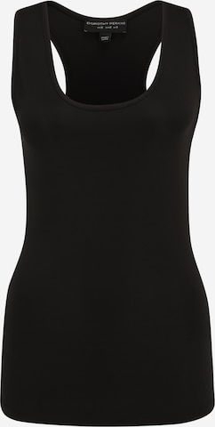 Dorothy Perkins Tall Top – černá: přední strana