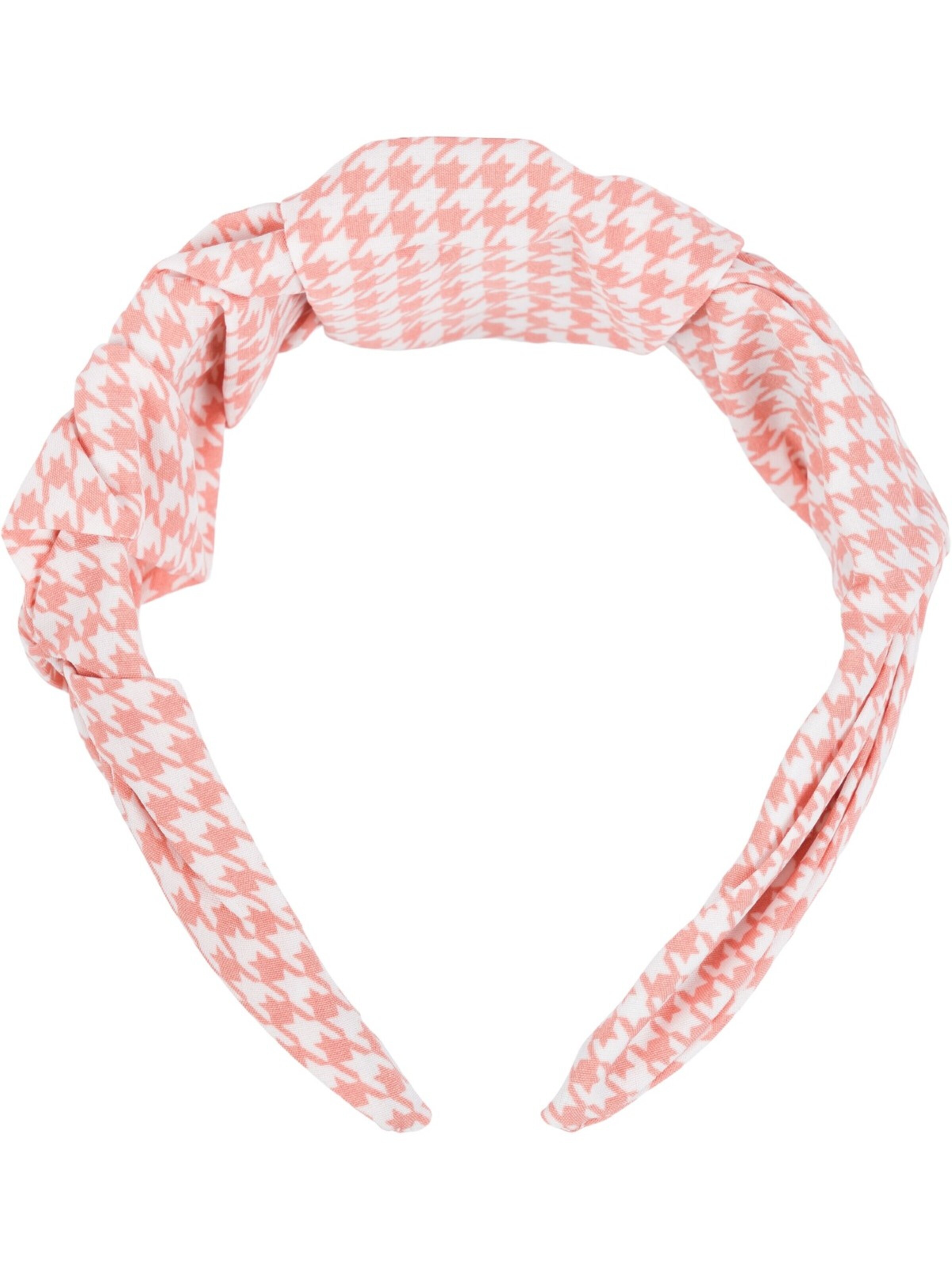styleBREAKER Haarschmuck 'Haarreif mit Hahnentritt Muster'‌‌‌‌‌‌‌ in Orange