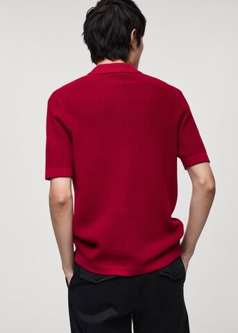 MANGO MAN Poloshirt 'Paviapol-h' in Rot