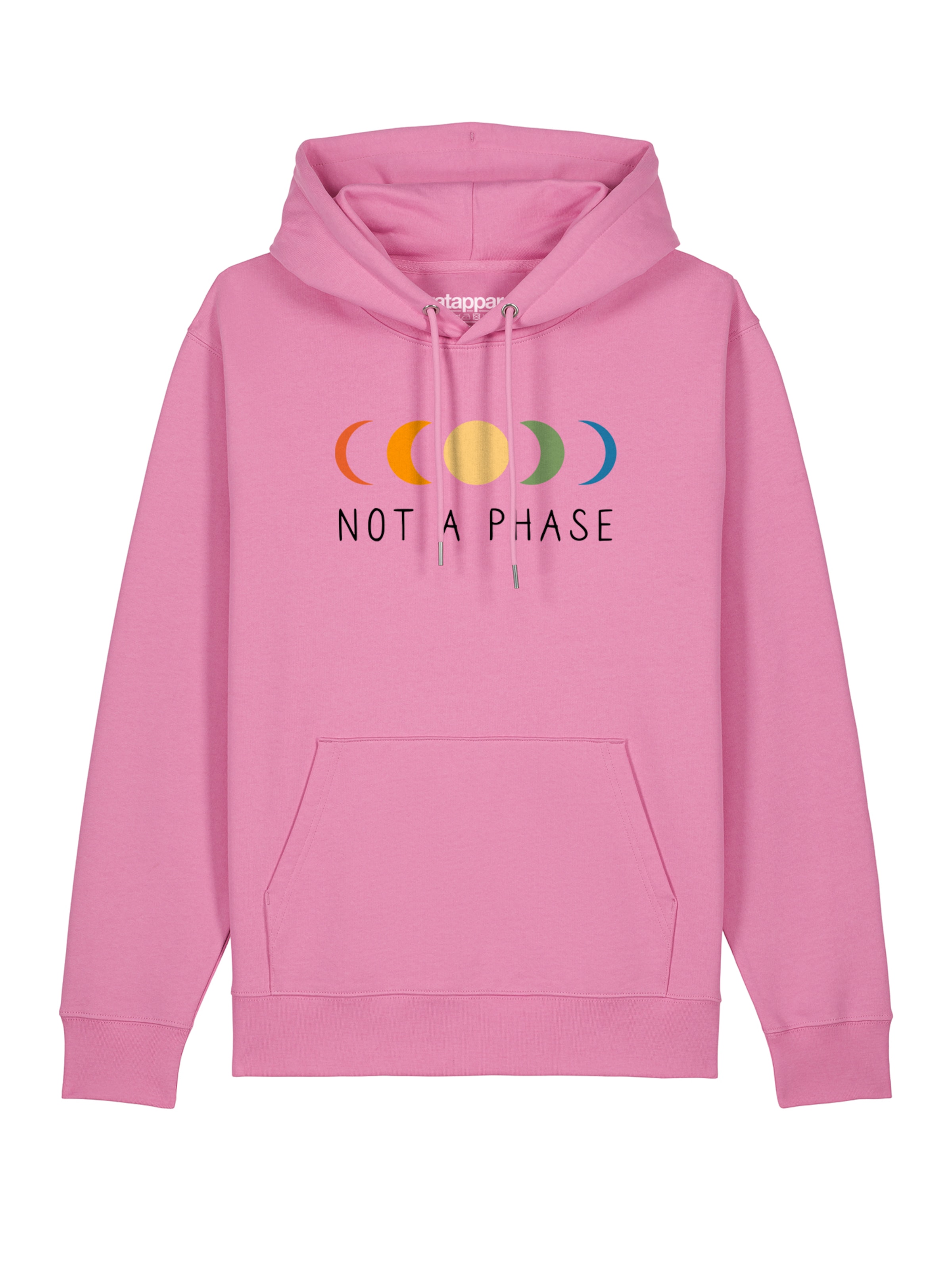 Watapparel Sweatshirt 'Not a Phase' in Roze: voorkant