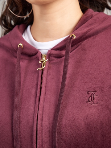 Juicy Couture Tepláková bunda 'ROBERTSON' - Červená