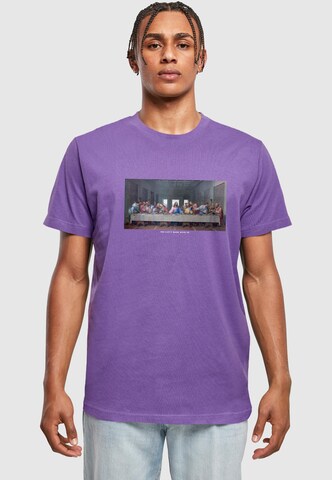 Maglietta 'Can't Hang With Us' di MT Men in lilla: frontale