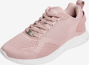 Infinite Running Athletic Shoes in Pink: front