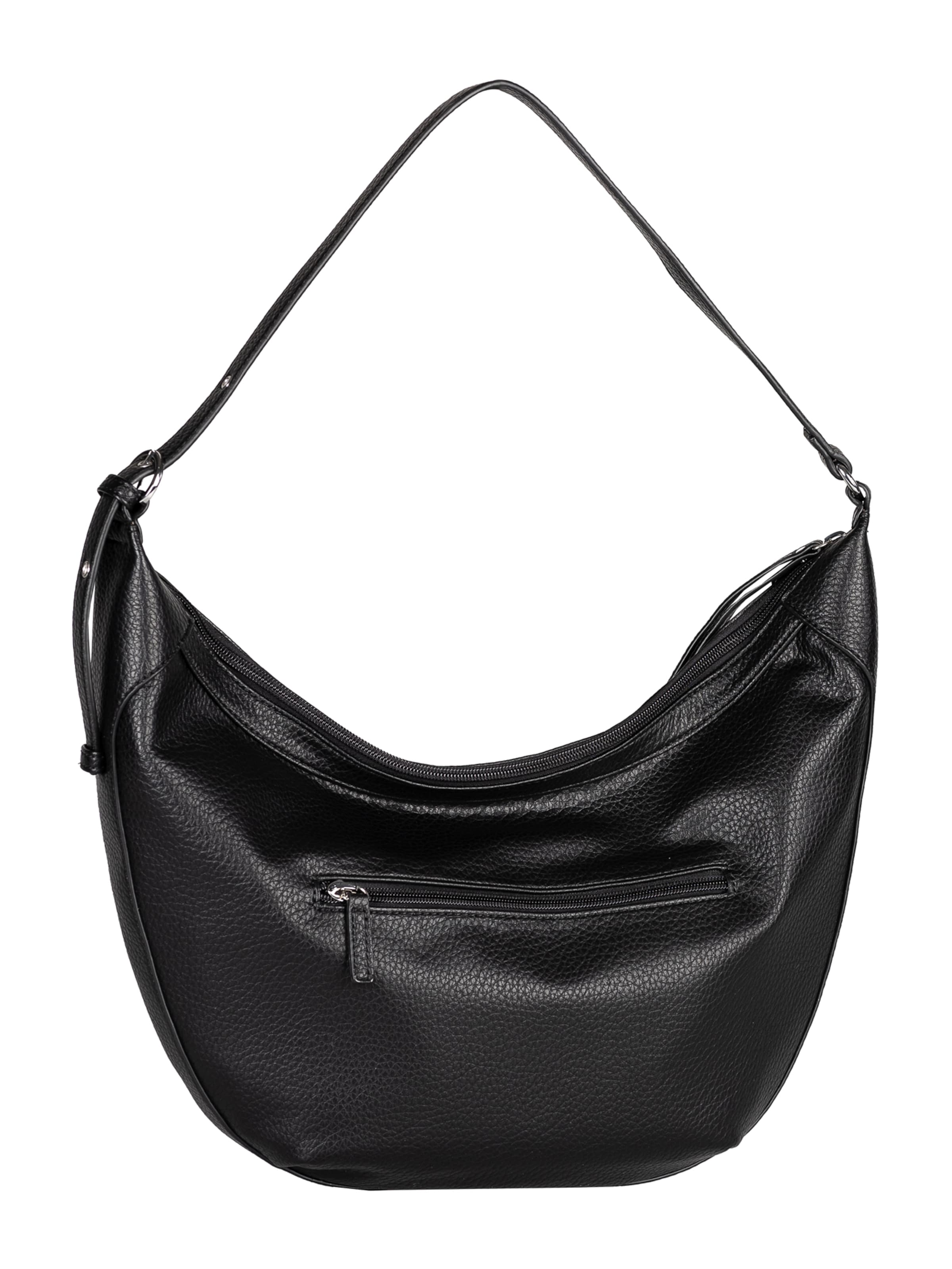 TOM TAILOR Skuldertaske 'Lina' i sort