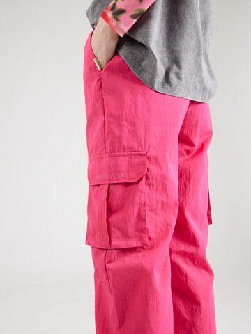 Harper & Yve Loose fit Cargo trousers in Pink