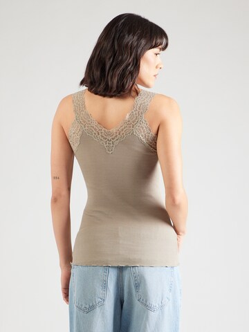 rosemunde Top 'Bernadine' in Bruin: terug