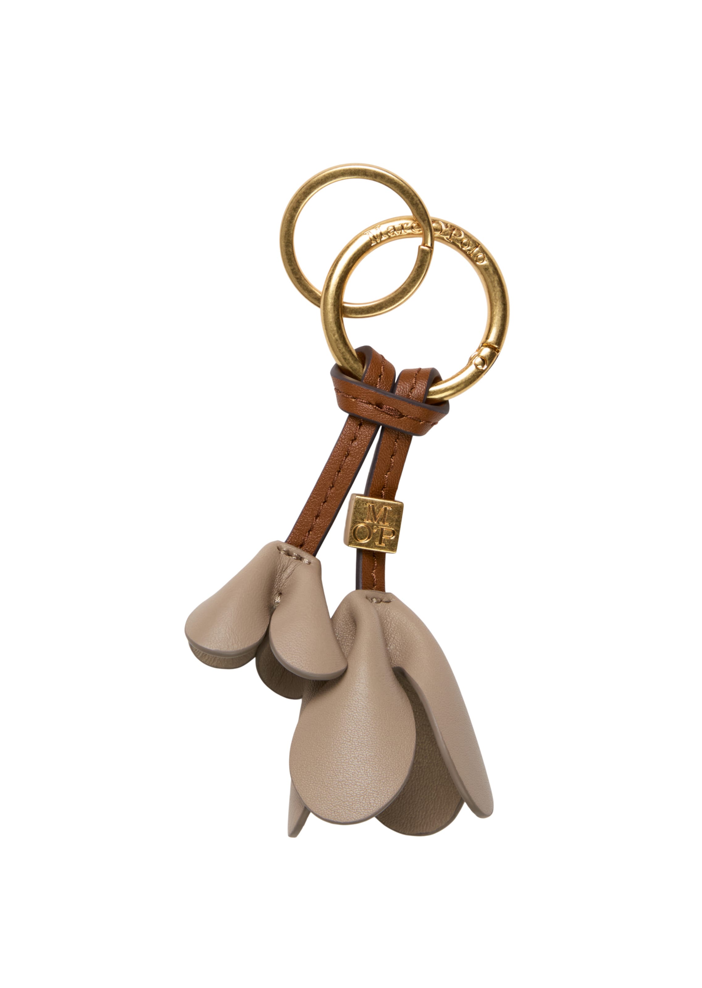 Marc O'Polo Key ring in Beige: front